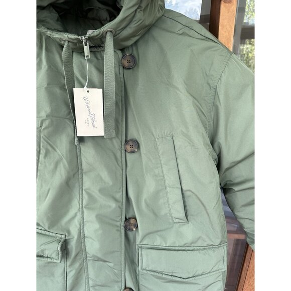 NEW Womens Long Parka Jacket SIZE L Universal Thread Olive Green Winter Coat - Picture 4 of 9